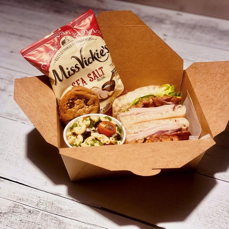 Turkey Bacon Foccacia Box photo