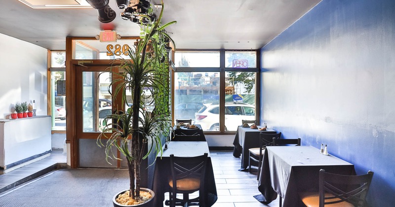 Interior, dining area