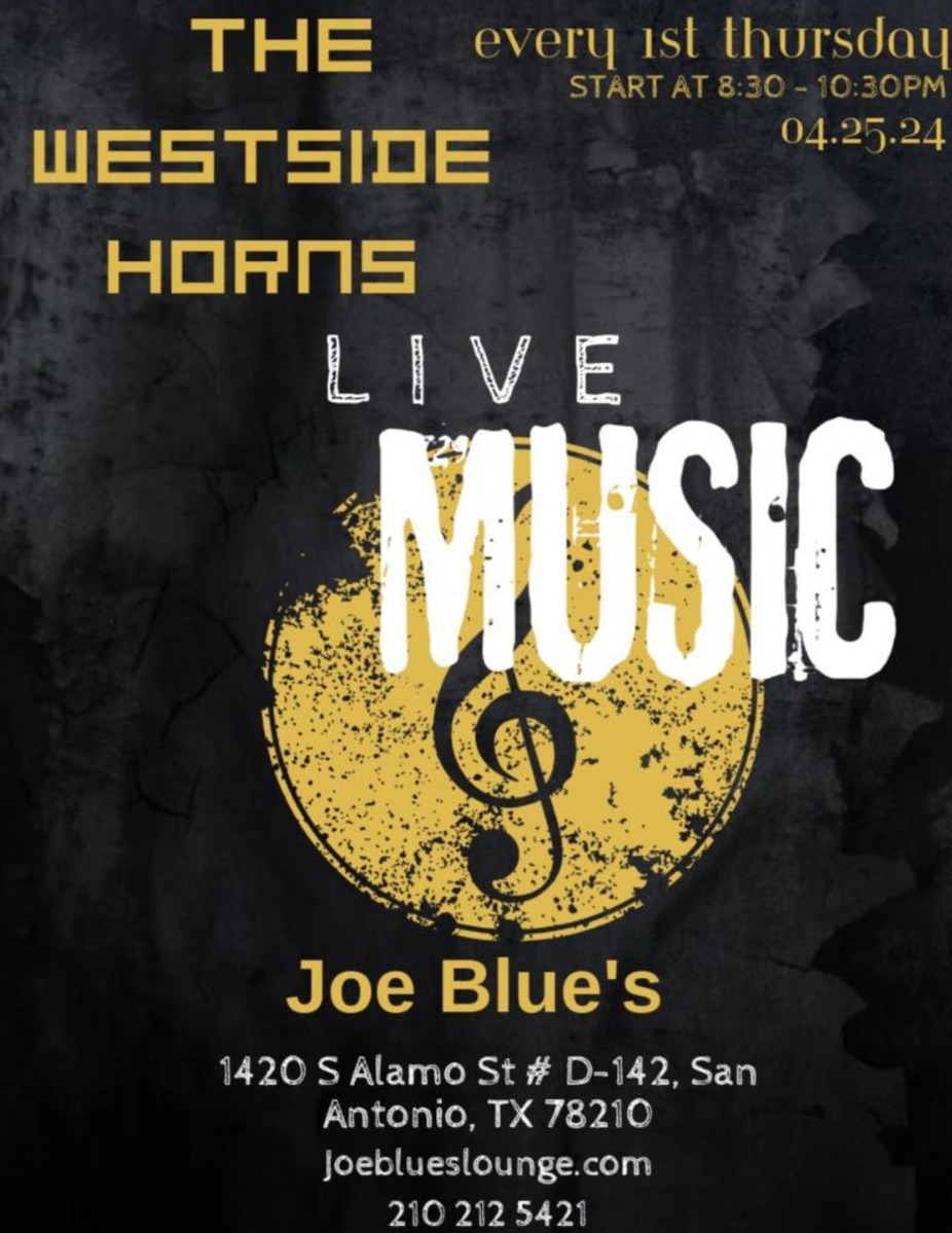 The Westside Horns at Joe Blues event photo