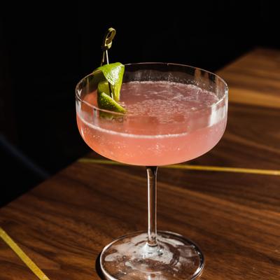 Pink cocktail