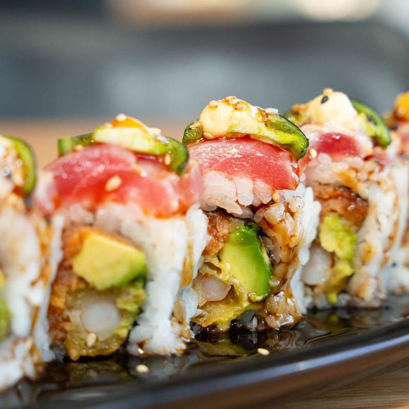 menu item 25 of 30, Flaming Ahi Roll