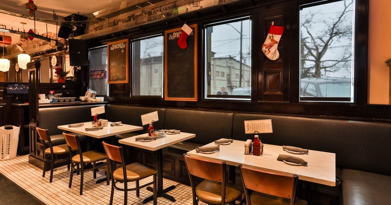 Tables ready for guests