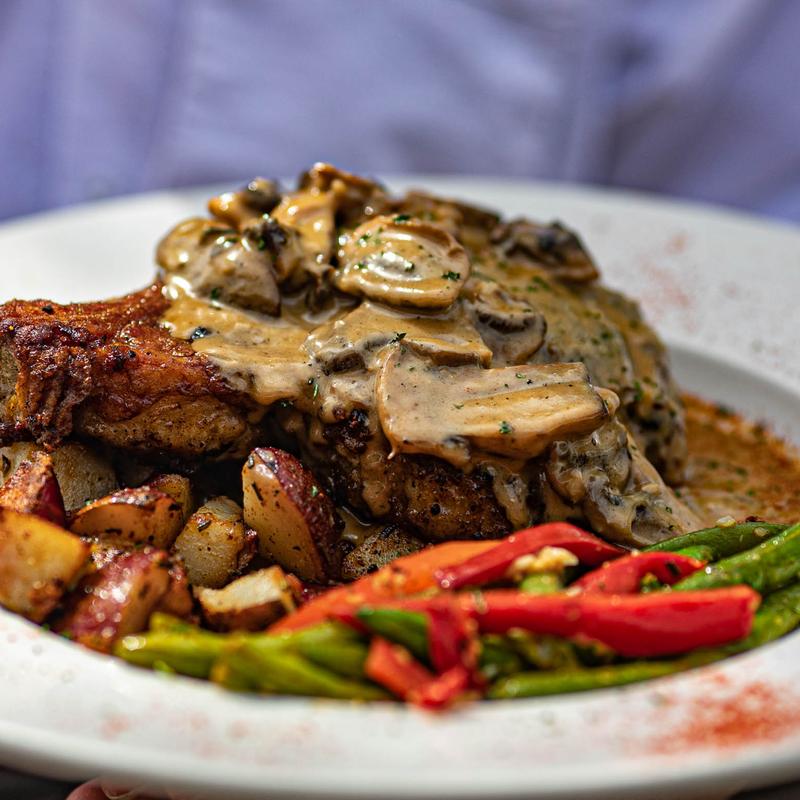 Cajun Stuffed Pork Chop photo