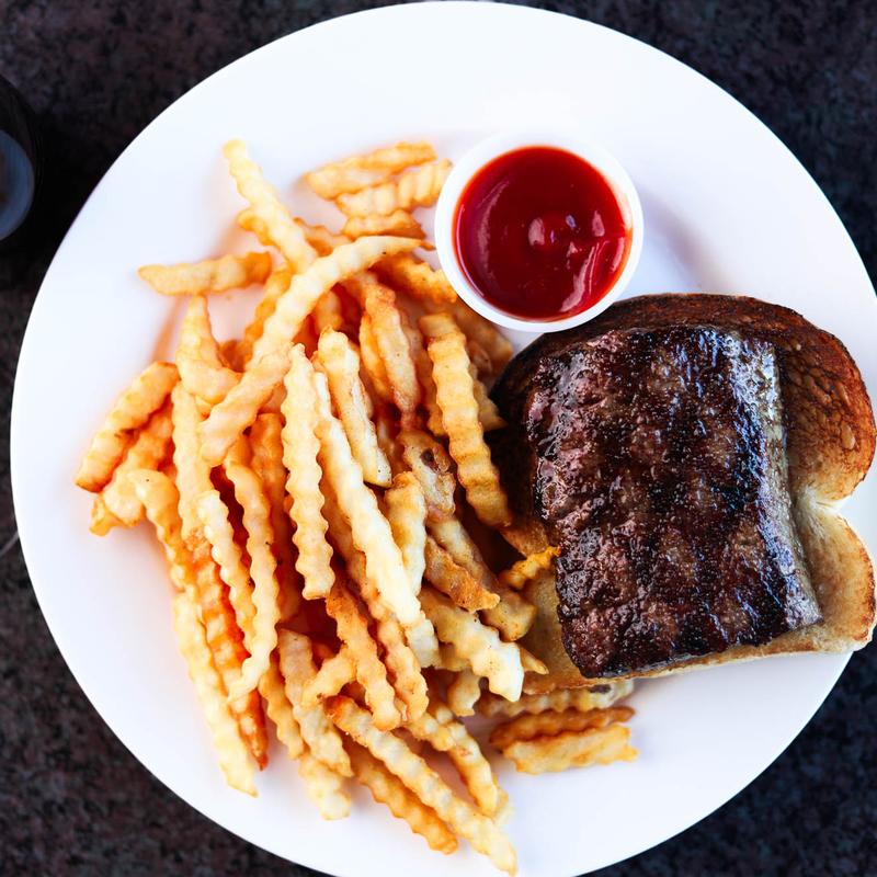 menu item 4 of 4, 6 oz Steak Sandwich