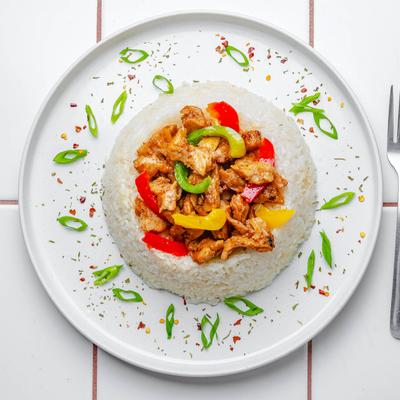 Southwest vegan rice bowl.