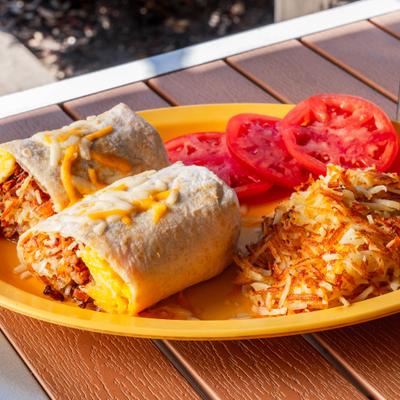 The breakfast burrito.
