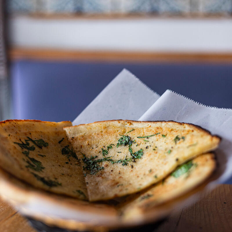 Gluten Free Vegan Garlic Naan