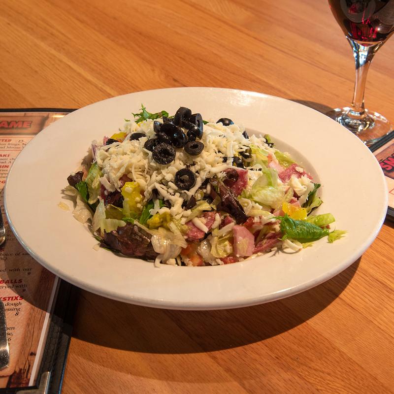 Order ANTIPASTO SALAD food online from Gilbert's Lodge store, Saint Clair Shores on bringmethat.com