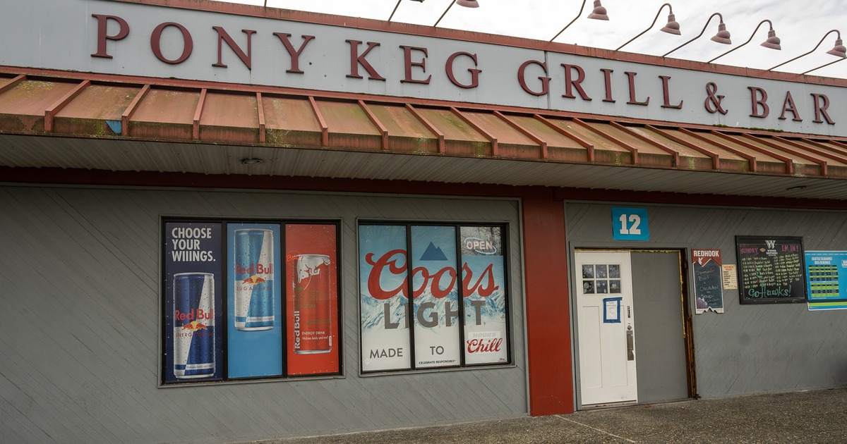 Exterior, bar and grill front entrance