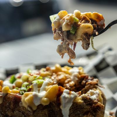 Loaded baked potato.