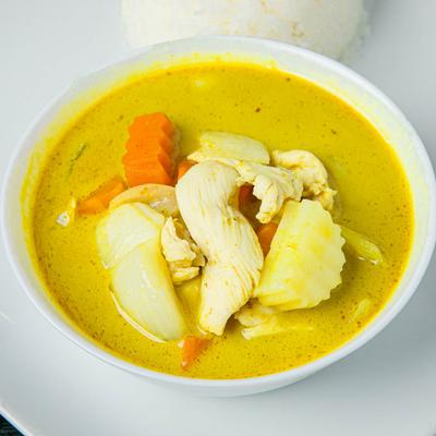 Yellow curry.