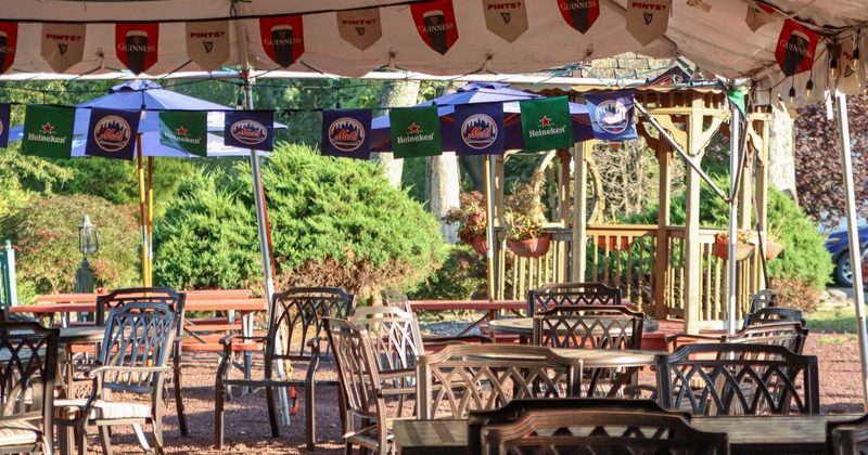 Exterior dining area