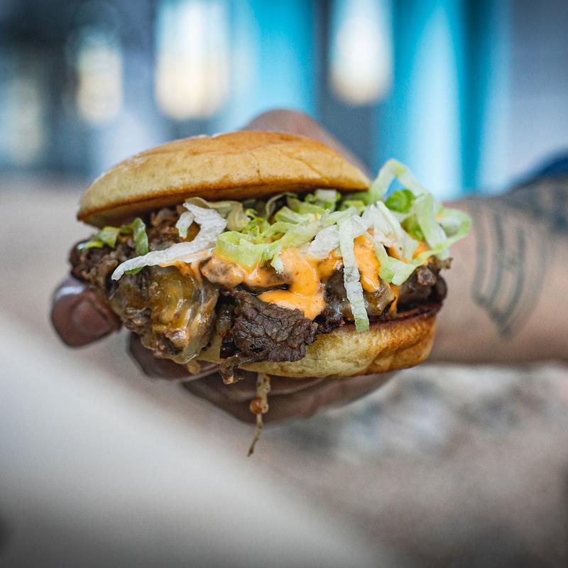 Gogi Burger w/ Fries photo