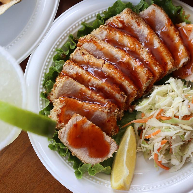 Seared Sesame Crusted Asian Tuna photo