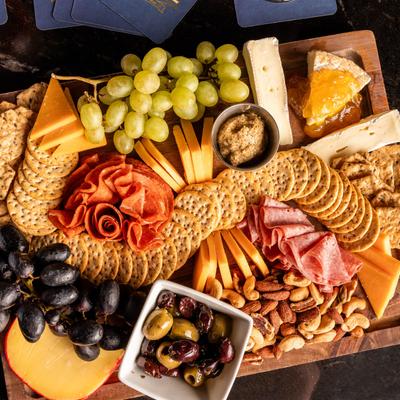 Elevated Charcuterie, top view