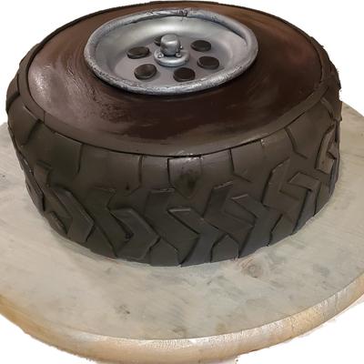 Tyre cake.