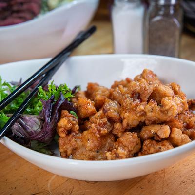 Korean popcorn chicken.