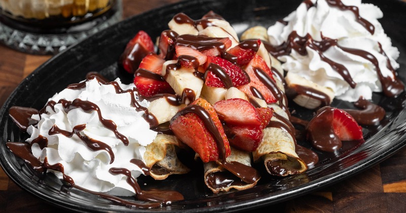 Strawberry Banana Nutella Crepes