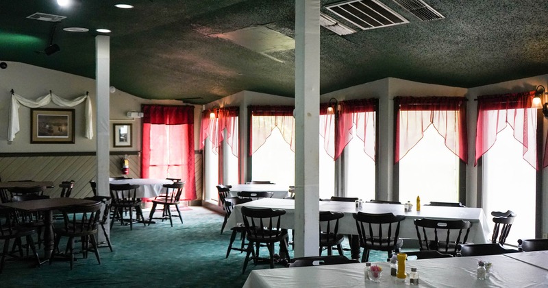 Interior, dining area