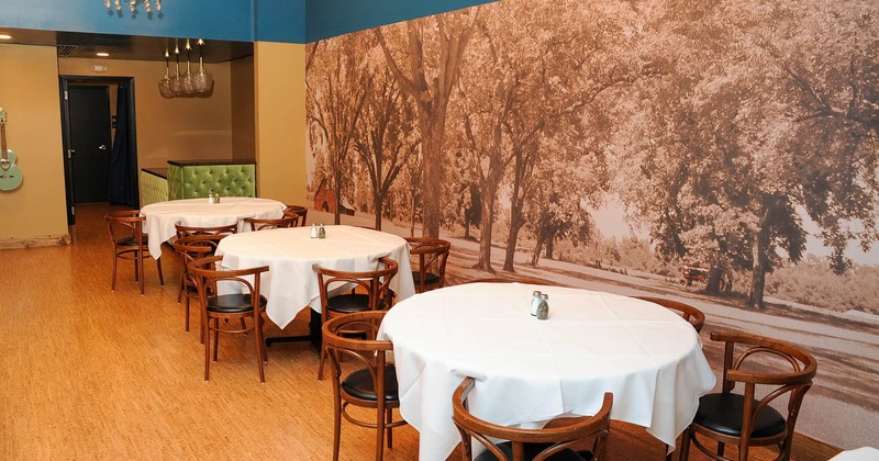 Interior, dining tables
