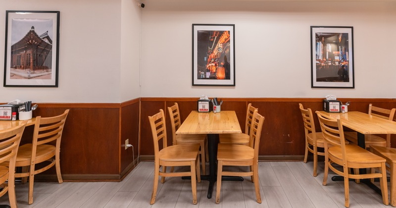 Interior, dining area