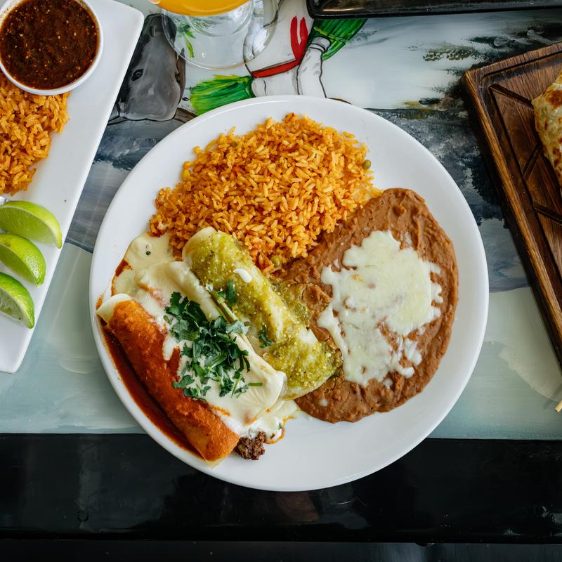menu item 16 of 19, Mexican Flag Enchiladas