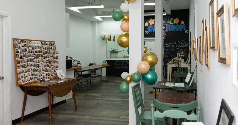 Interior, seating area