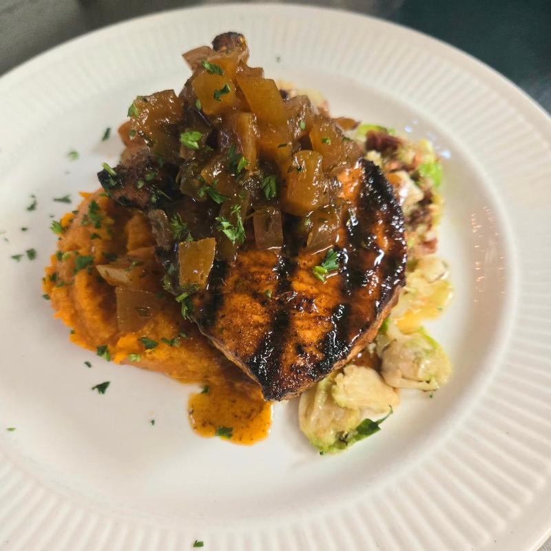 Dry Rubbed Grilled  Pork Chop photo