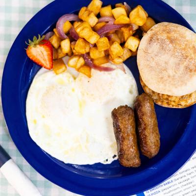 The basic omelet breakfast.