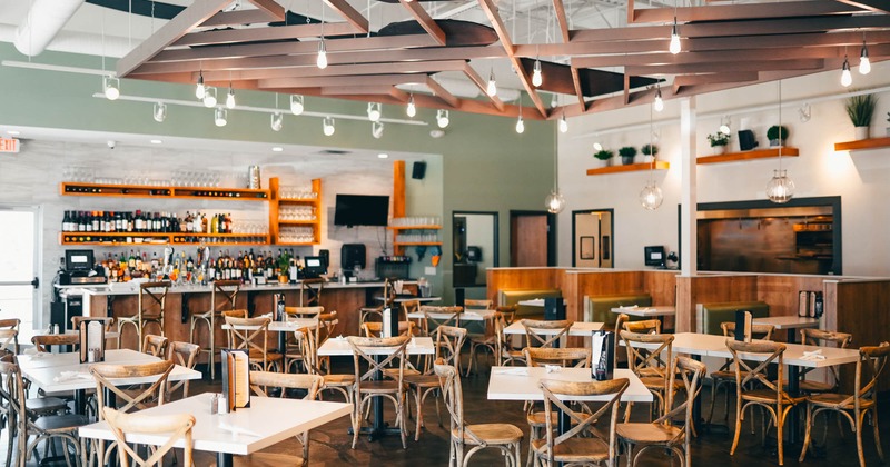 Interior, dining area