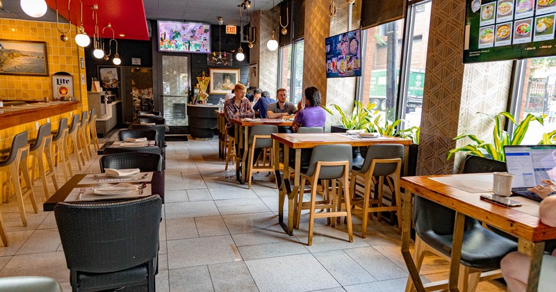 Interior, dining area