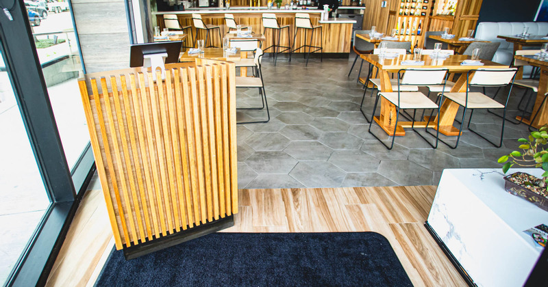 Tables ready for guests