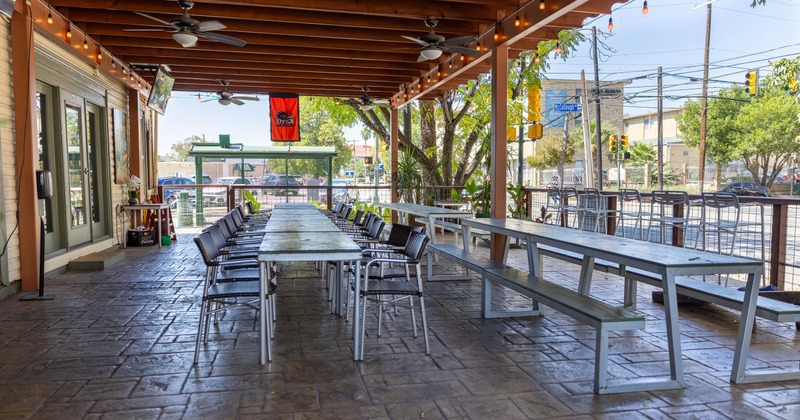 Exterior, seating place on patio