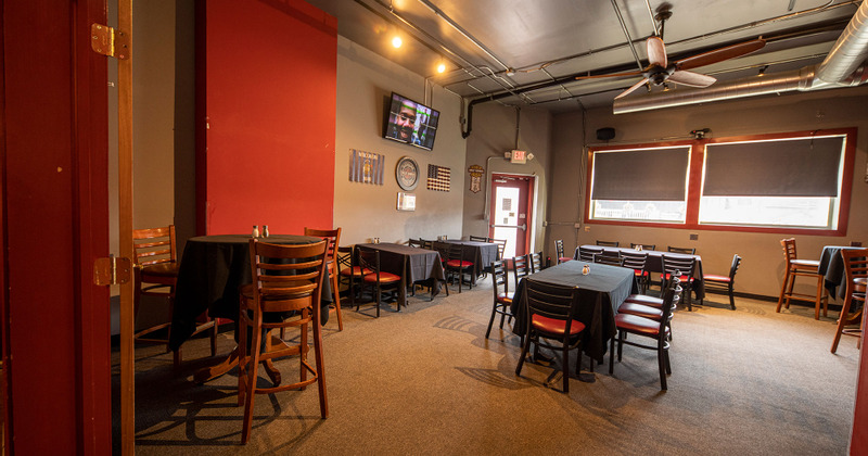 Tables ready for guests