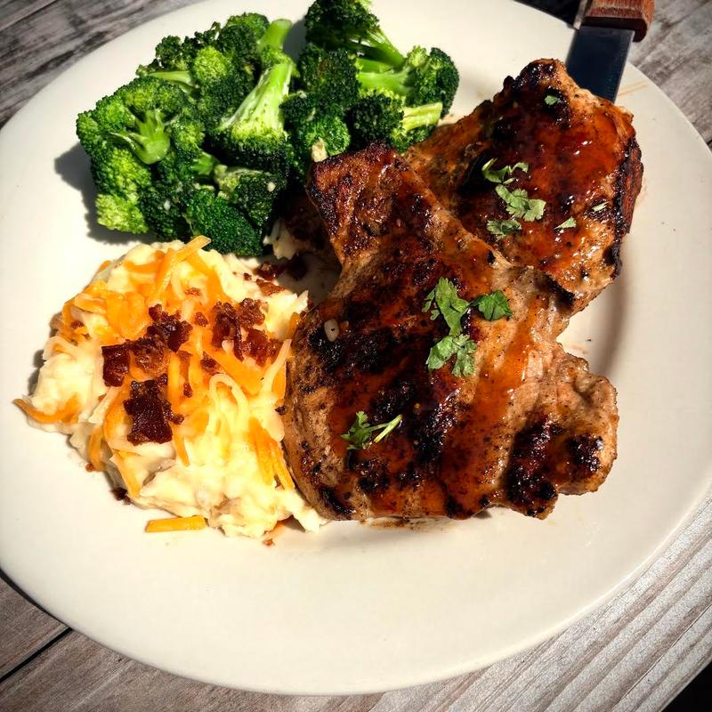 Sweet N Smoky Glazed Porkchop photo