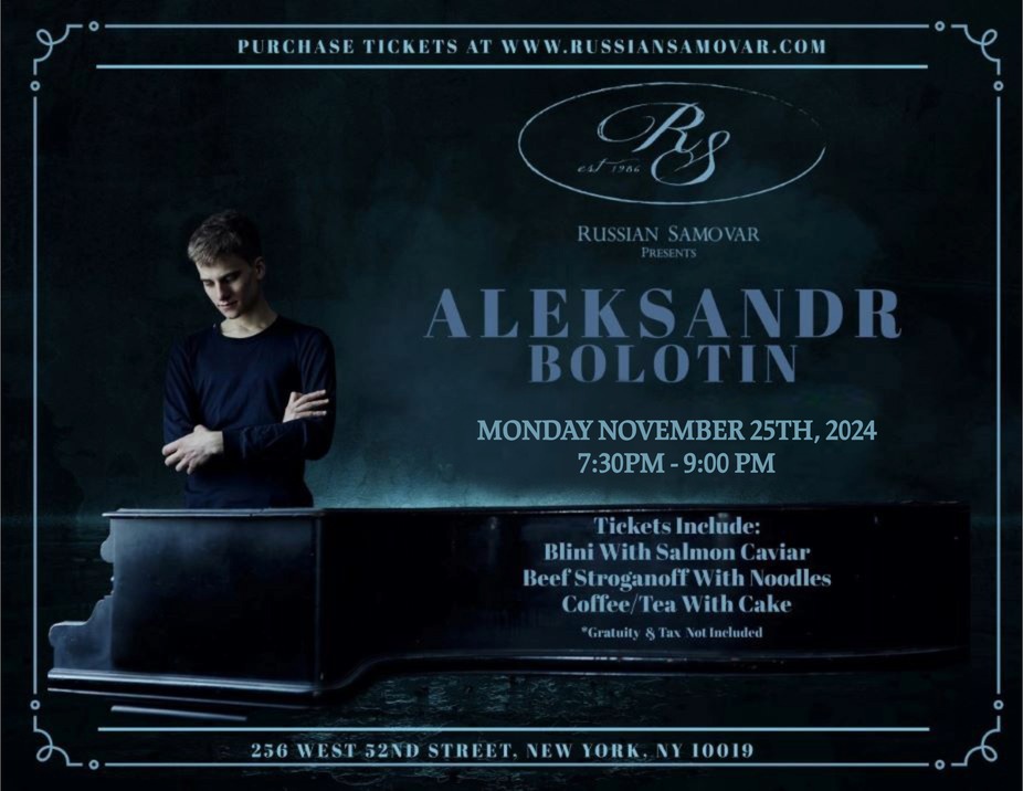 Dinner & Show Presents Aleksandr Bolotin event photo