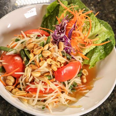 Papaya salad.