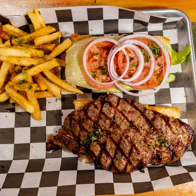 The ribeye sandwich.