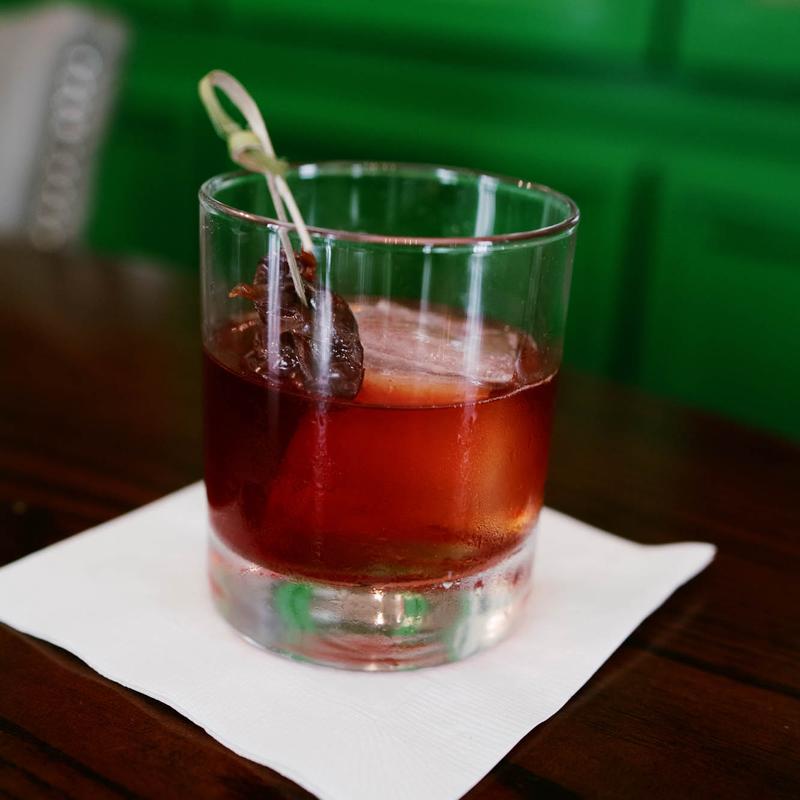 Barrel-aged Manhattan photo