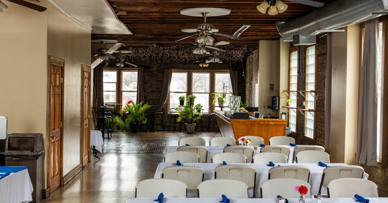 Interior, big dining area