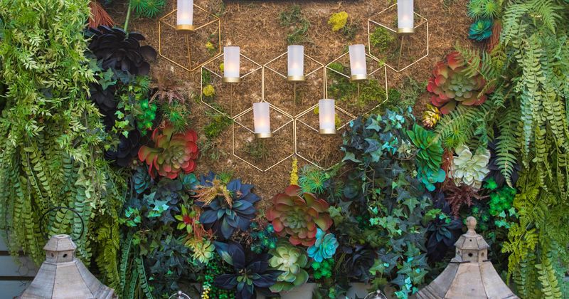 Flowers with decorations