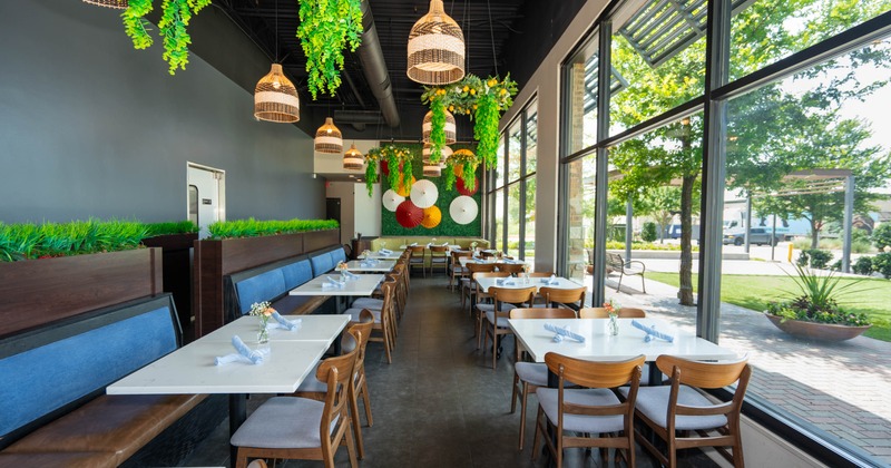 Interior, dining area
