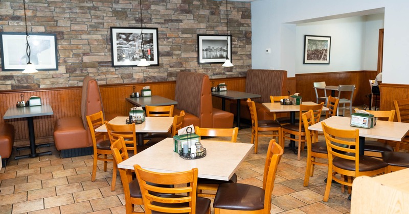 Interior, dining area