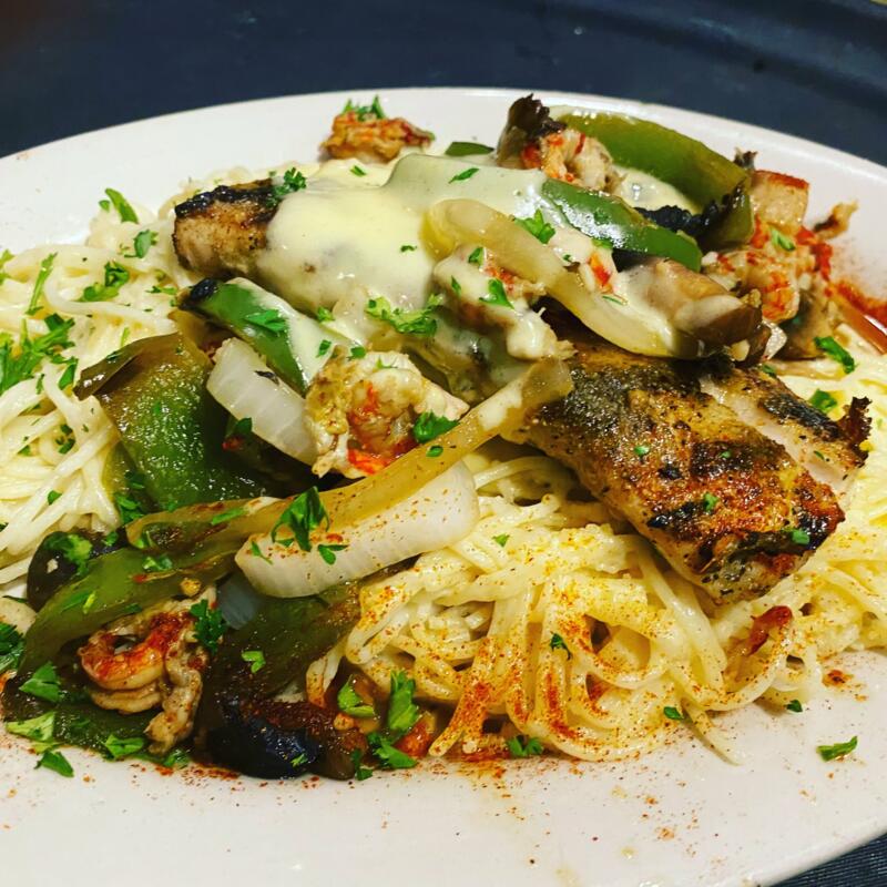 Grilled or Blackened Mahi Pasta photo