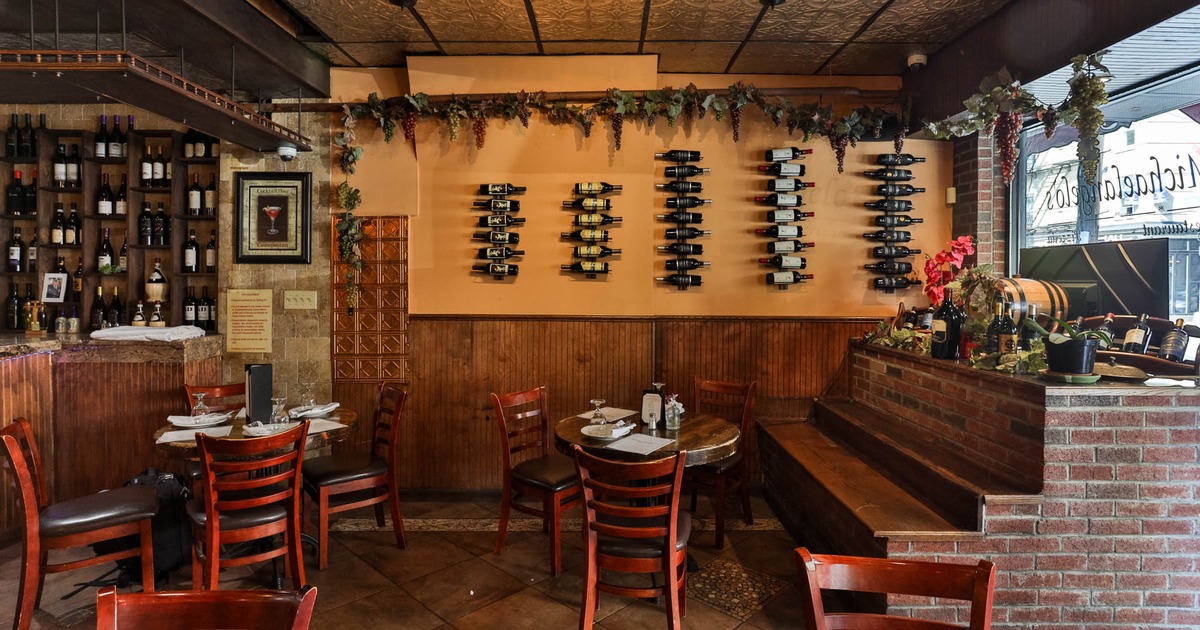 Decorated dining space