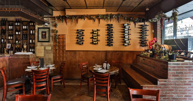 Decorated dining space