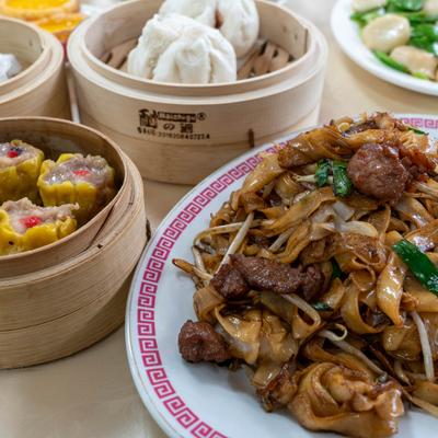 Various food dishes.