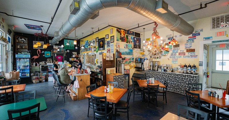 Interior seating space