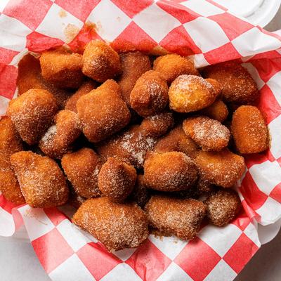 Fried dough bites.