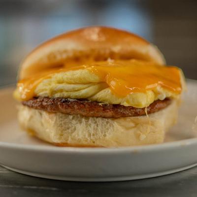 Cheddar Egg Sausage.